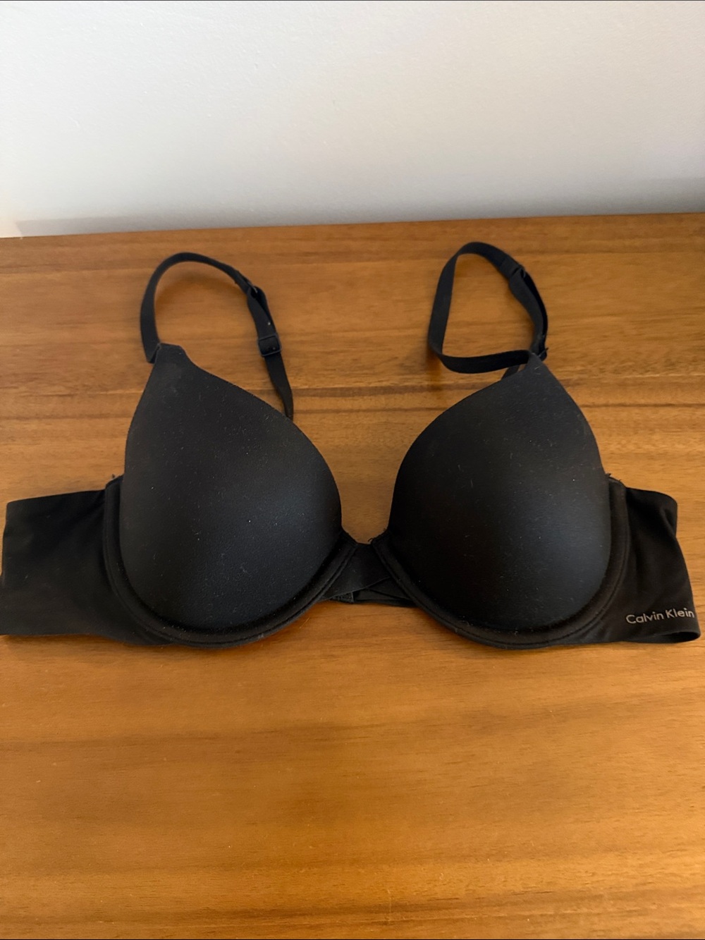 Calvin Klein Black Seamless T-Shirt Bra